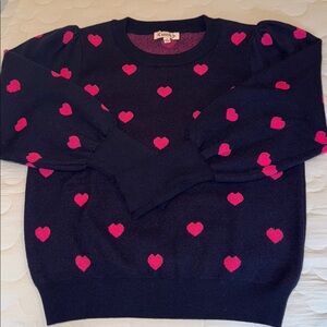Nanette Lepore Black and Pink Knit Top